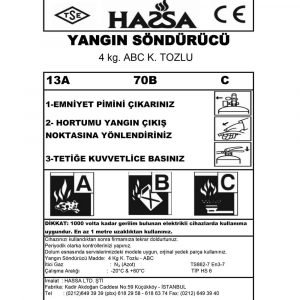 4 Kg Kuru Kimyevi Tozlu Bodyguard - Görsel 4