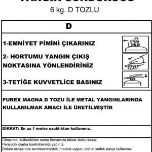 6 Kg D Metal Tozlu - Görsel 3