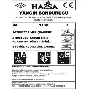 6 Lt Biyolojik Köpüklü (Özel Vanalı) - Görsel 3